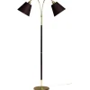 ArmaturHantverk Tullgarn Golvfot 148cm 2L Mässing/Svart* Klassiska Golvlampor|Golvfötter
