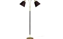 ArmaturHantverk Tullgarn Golvfot 148cm 2L Mässing/Svart* Klassiska Golvlampor|Golvfötter