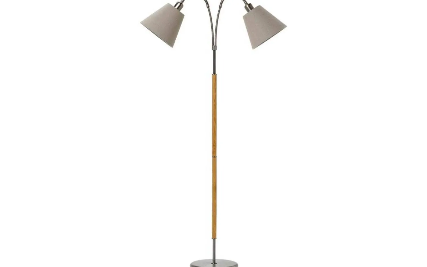 Tullgarn Golvfot 148cm 2L Råjärn/Ek