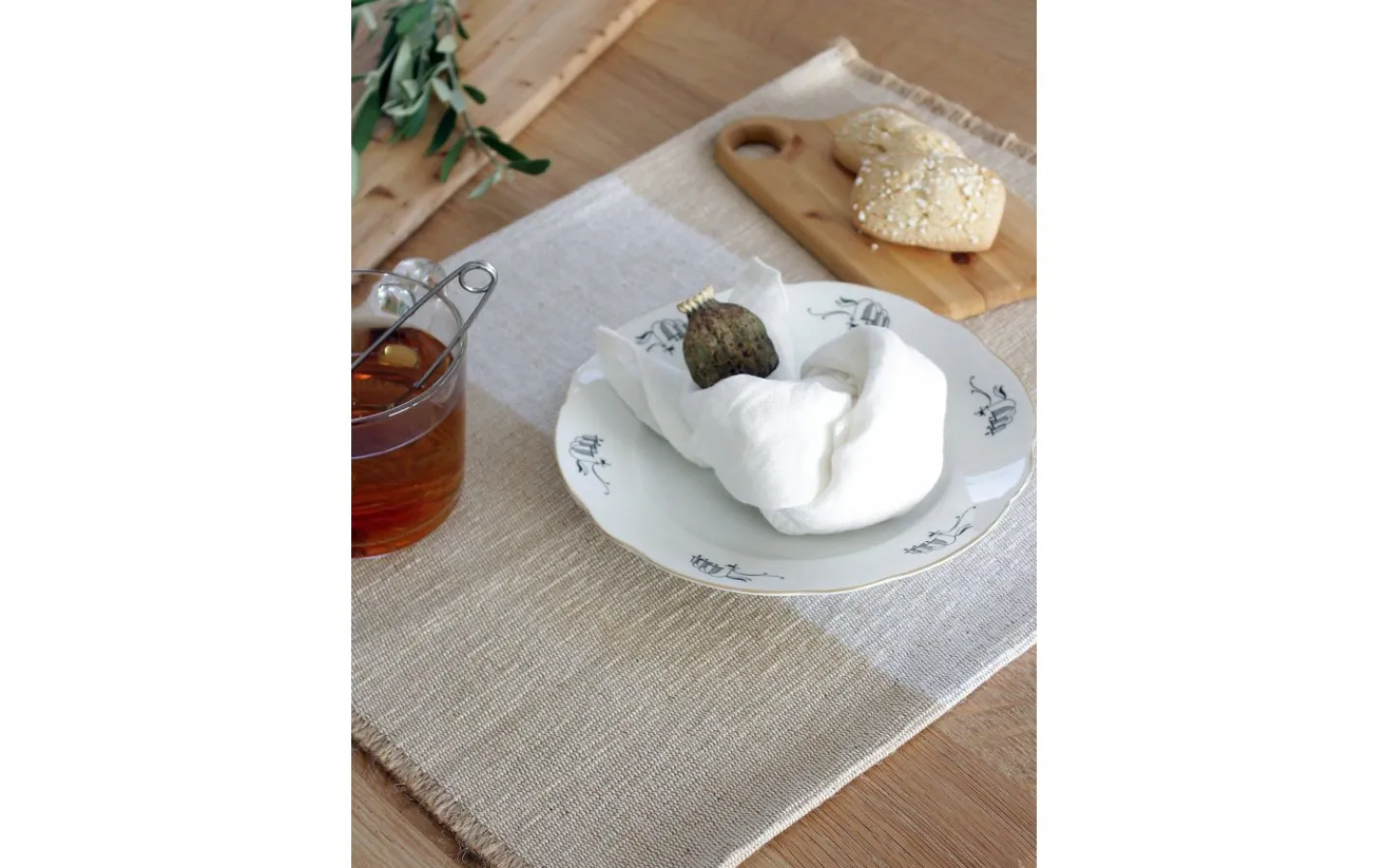 Bordstabletter<Svanefors Turid Tablett 4P Offwhite 35x48cm