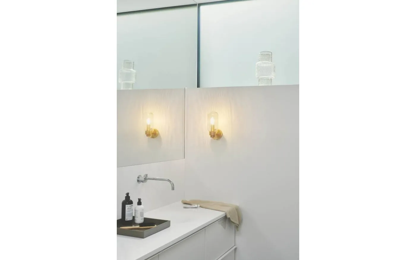 Tutan Vägglampa Badrum Mässing IP44