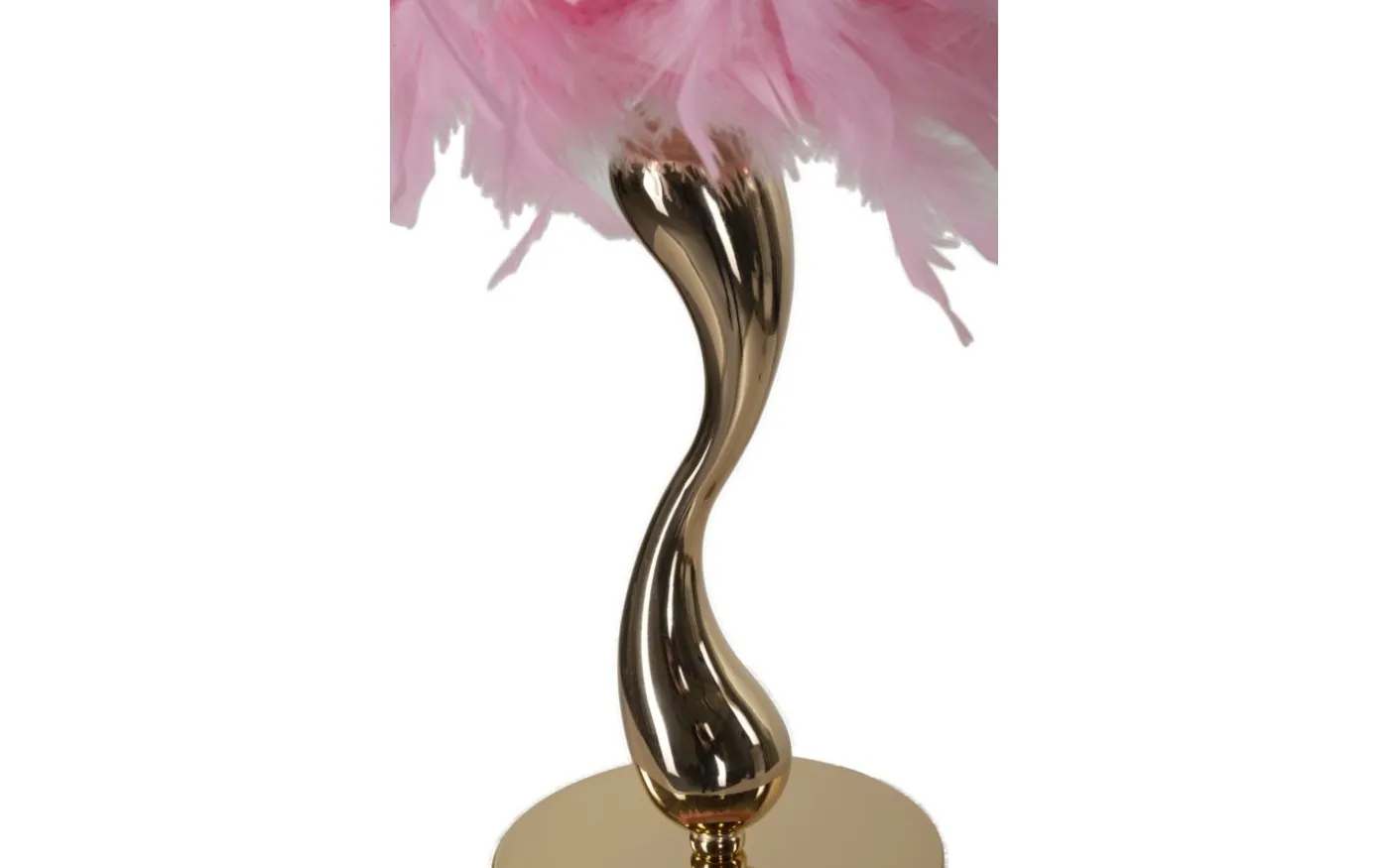 Tutto Bordslampa Fjädrar 47cm Rosa