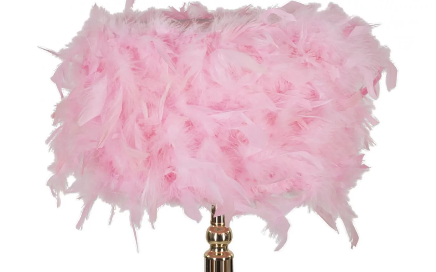 Tutto Bordslampa Fjädrar 54cm Rosa