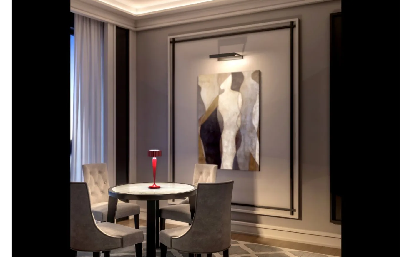 Twiggy Batterilampa 26cm 2700/3000K Vit IP54