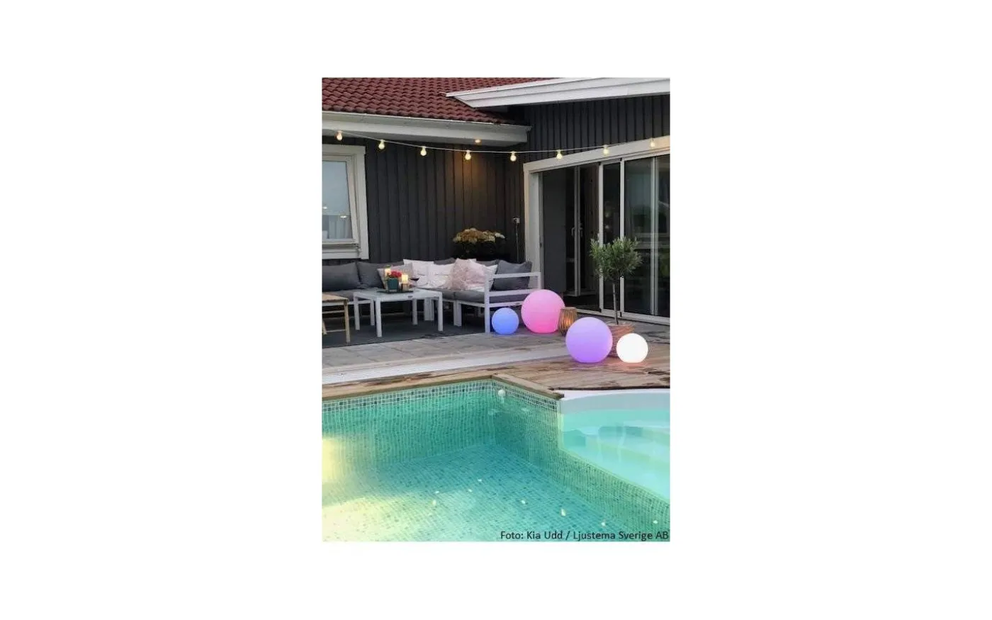 Twilight Trädgårdsklot RGB 25cm IP44