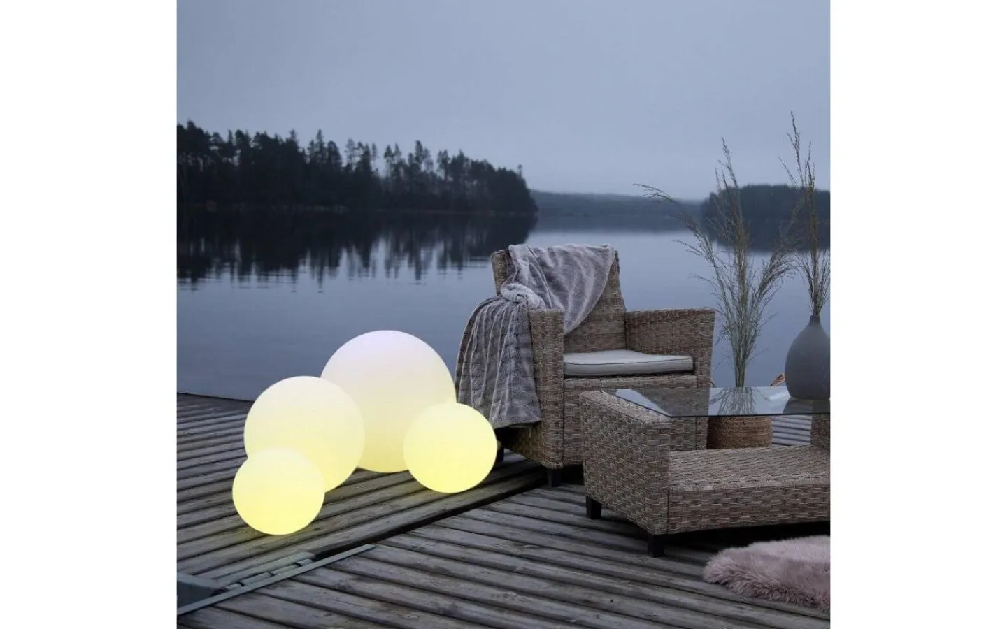 Utomhusdekorationer|Golvlampor Utomhus<Star Trading Twilight Trädgårdsklot RGB 30cm IP44