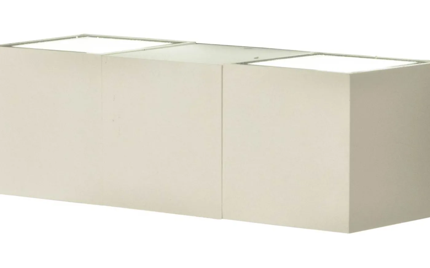 Twin Vägglampa LED 2x5W 3000K Vit IP54