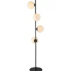 Golvlampor<Halo Design Twist Golvlampa 150cm Svart/Opal