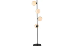 Golvlampor<Halo Design Twist Golvlampa 150cm Svart/Opal