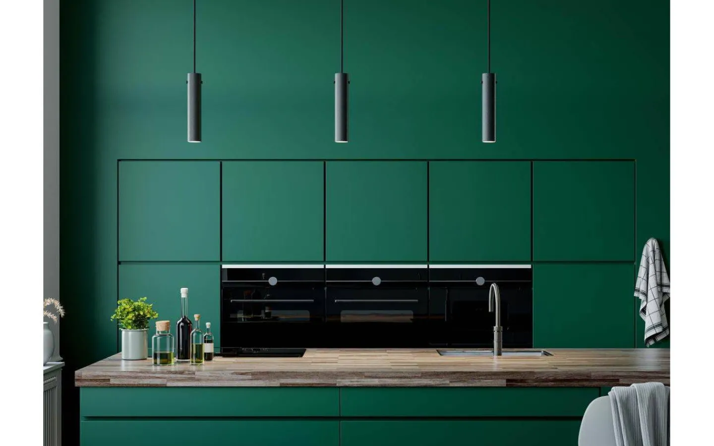 Belid Tyson Fönsterlampa 6x30cm Svart* Fönsterlampor|Sladdställ Med Sockel