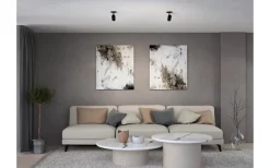 Takspot Med 1 Lampa<Belid Tyson Spotlight till Takdosa Svart