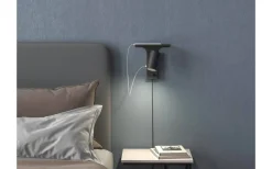 Tyson Vägglampa USB Höger Svart