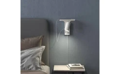 Belid Tyson Vägglampa USB Höger Vit* Läslampor