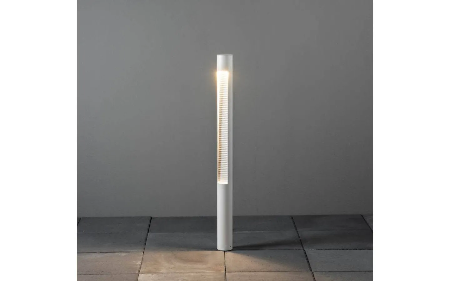 Pollare & Grindlyktor<Konstsmide Udine Pollare LED 2x6W 3000K 97cm Vit IP65