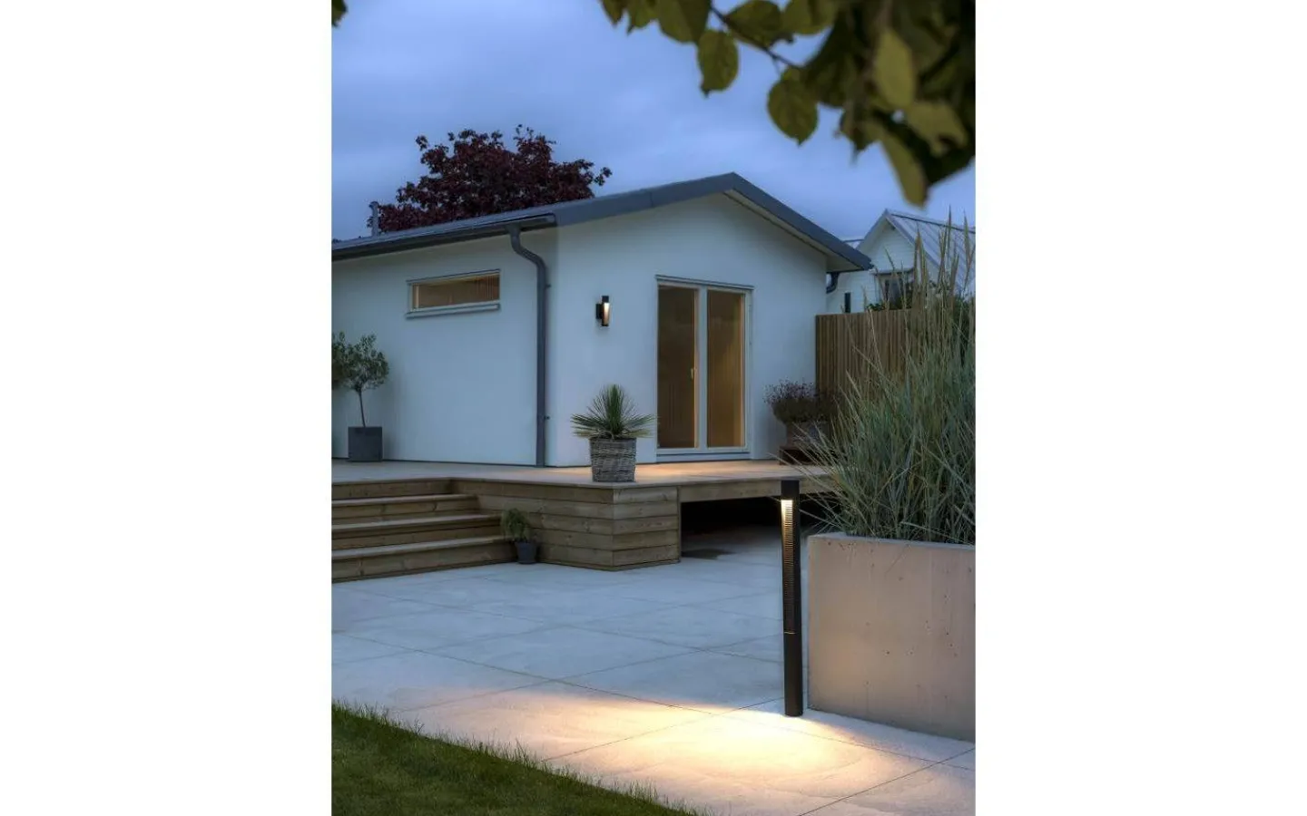 Vägglampor Utomhus<Konstsmide Udine Vägglampa LED 2x6W 3000K Svart IP65