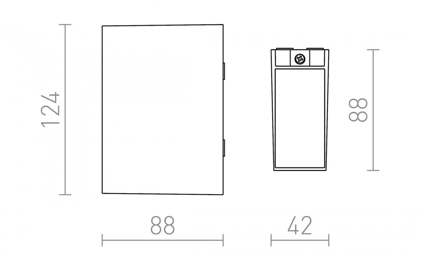 Upp & Nedljus Lampor|Vägglampor Utomhus<Rendl Ukko Vägglampa LED 2x3W 3000K Svart IP54