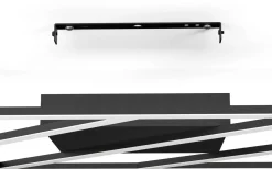 Ulisano Plafond 42cm LED 3000-6500K 21W med Fjärrkontroll Svart