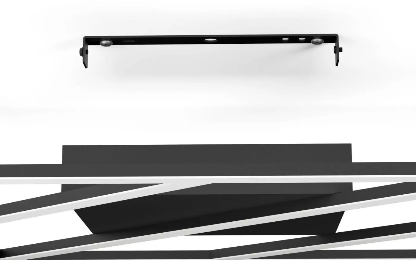 Ulisano Plafond 42cm LED 3000-6500K 21W med Fjärrkontroll Svart