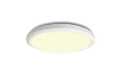 Badrumslampor Tak|Plafonder<Halo Design Ultra Light Plafond Ø24cm LED 3-Steg DIM Minne 3000K 1250lm 15W(100W) Vit IP54