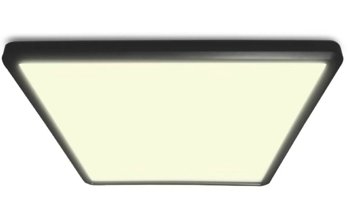 Ultra Plafond 29cm LED 3-Steg DIM Minne 3000K 1600lm 18W(150W) Svart IP54