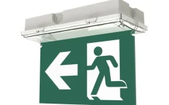 Underhängande piktogram med pil höger eller vänster