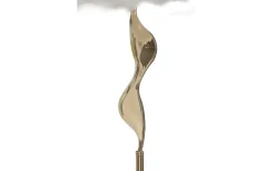 Golvlampor<Mauro Ferretti Unica Golvlampa 165cm Vit/Guld