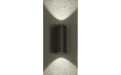 Union Vägglampa 2x3W LED Mörkgrå IP54