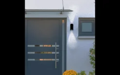 Union Vägglampa 2x3W LED Mörkgrå IP54