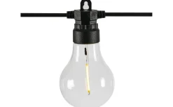 Unite 12 Partyslinga 5m 12V LED 3,6W 2700K Svart IP44