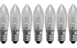 Universal LED E10 10-55V 3lm 2100K 7-Pack
