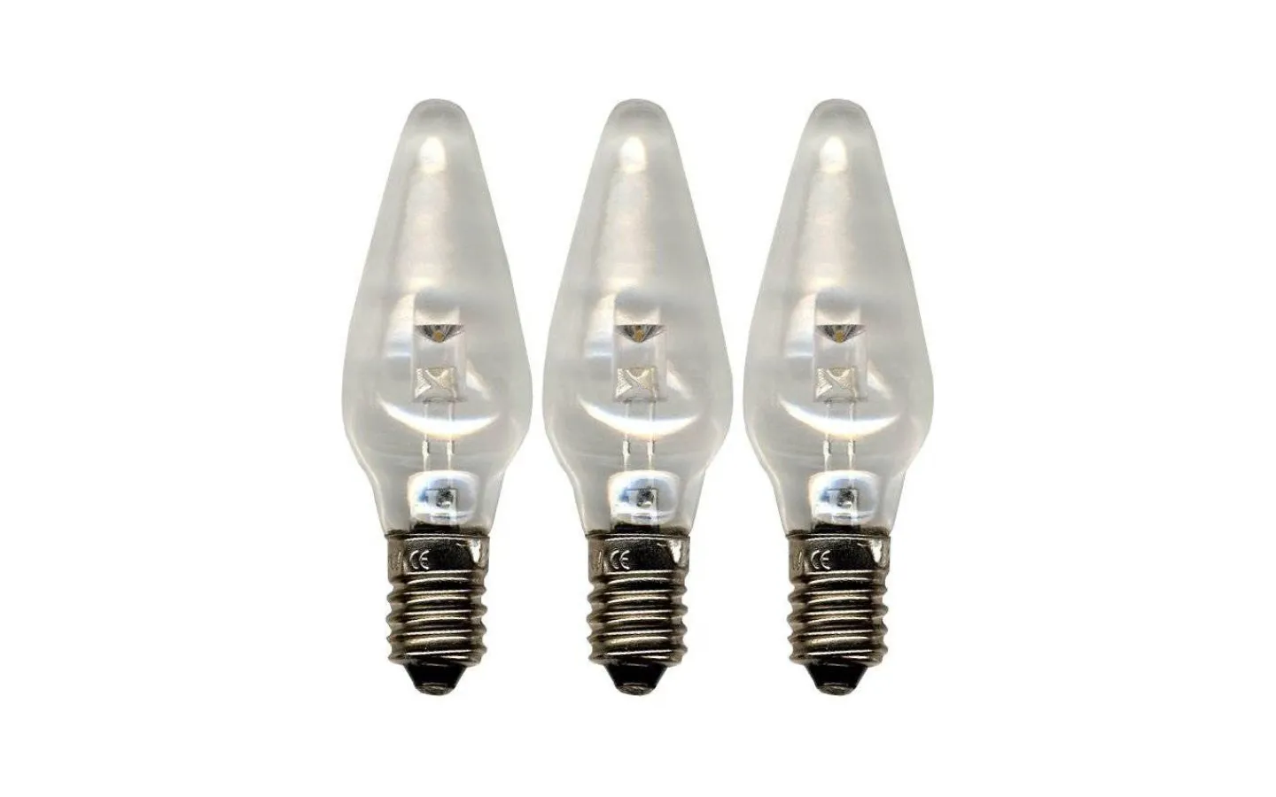 E10 Led Jullampor|E10 Led Jullampor<Star Trading Universal LED E10 10-55V 4lm 2100K 3-Pack