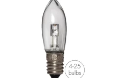 Star Trading Universal LED E10 10-55V 3lm 2000K 7-Pack* E10 Led Jullampor|E10 Led Jullampor