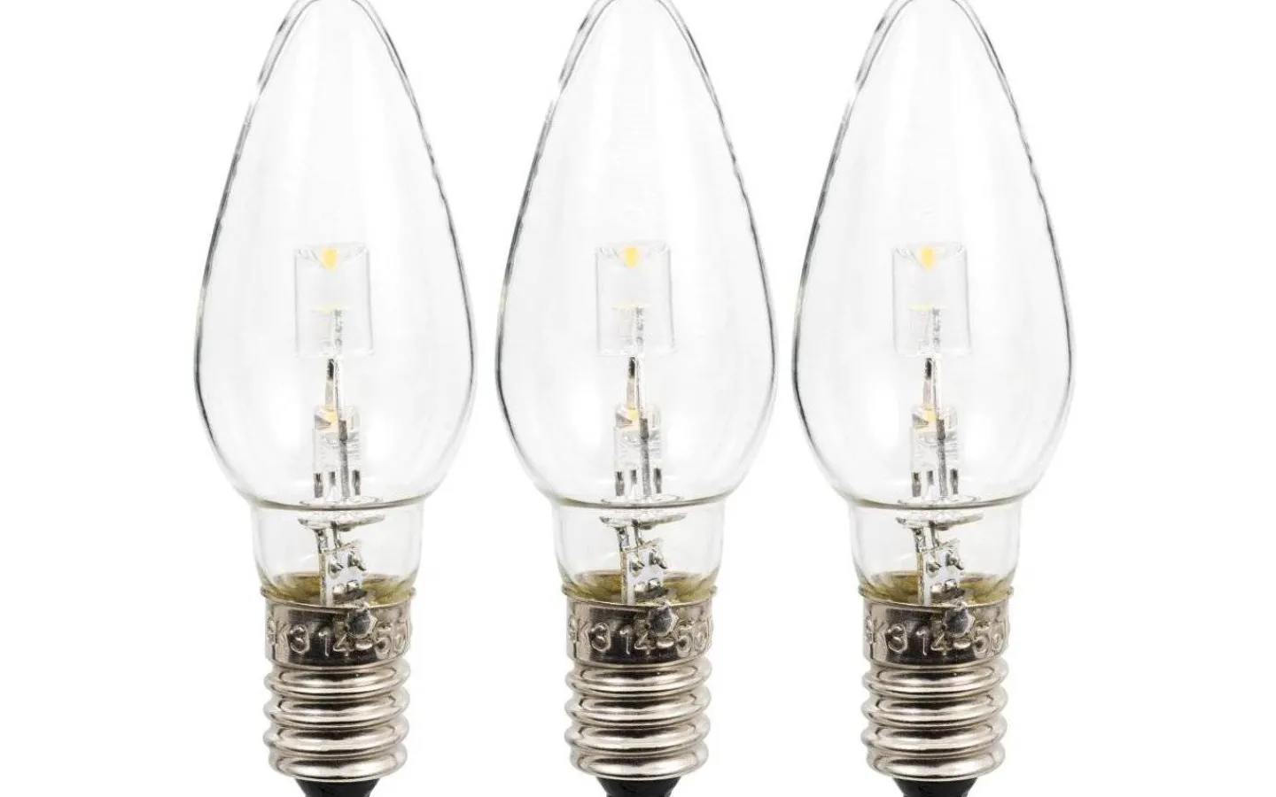 Konstsmide Universal LED E10 14-55V 0,3W 3-Pack* E10 Led Jullampor|E10 Led Jullampor