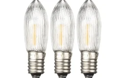 Universal LED Filament E10 8-55V 17lm 0,3W 3-Pack