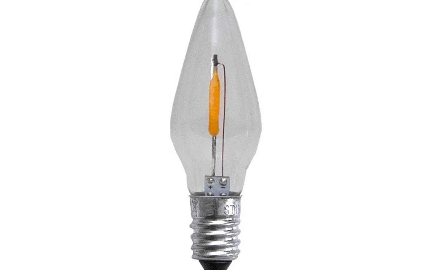 Star Trading Universal LED Filament E10 23-55V 5lm 1900K 3-Pack* E10 Led Jullampor|E10 Led Jullampor