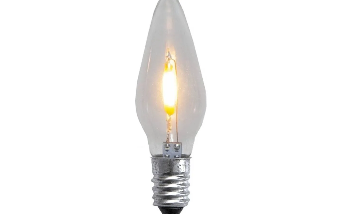 Star Trading Universal LED Filament E10 23-55V 5lm 1900K 3-Pack* E10 Led Jullampor|E10 Led Jullampor