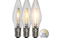 Universal LED Filament E10 14-55V 3-Steg DIM 0,5W 3-Pack