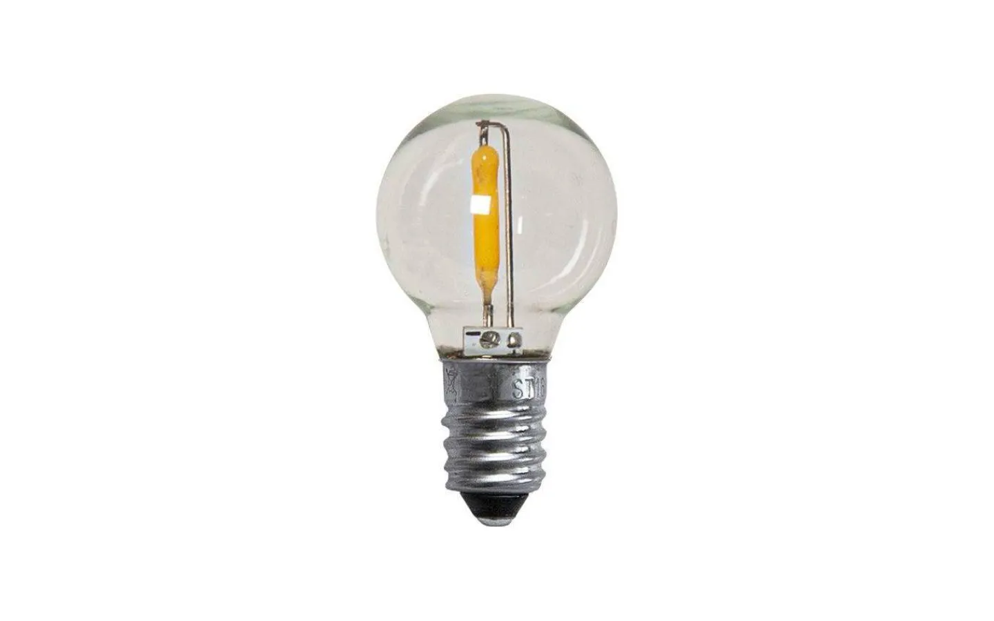 E10 Led Jullampor|E10 Led Jullampor<Star Trading Universal LED Filament E10 23-55V 14lm 0,5W 1900K 3-Pack