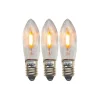 E10 Led Jullampor|E10 Led Jullampor<Star Trading Universal LED Filament E10 14-55V 3lm 2100K 3-Pack