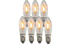 Star Trading Universal LED Filament E10 14-55V 11lm 2100K 7-Pack* E10 Led Jullampor|E10 Led Jullampor