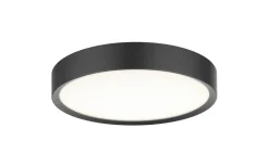 Badrumslampor Tak|Plafonder<Halo Design Universal Plafond Ø33cm LED 3-Steg DIM 3000K 1440lm 18W(140W) Svart IP44