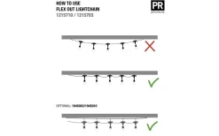 PR Home Upphängningslina för Ljusslingor 10m Vit 6mm* Partyslingor Utomhus 230V|Partyslingor Utomhus 230V