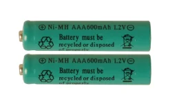 Uppladdningsbara AAA-batteri 1,2V 600mAh Ni-MH 2-pack