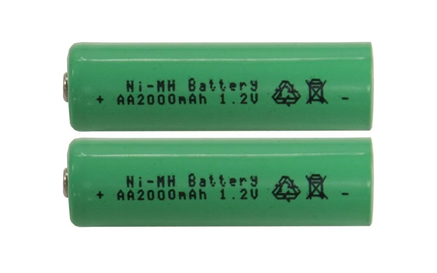 Batterier|Batterier Till Solcellslampor<Star Trading Uppladdningsbara AA-batteri 1,2V 2000mAh Ni-MH 2-pack