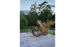 Utomhusdekoration Klot System LED 35cm Svart