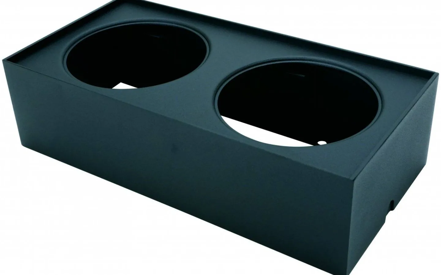 Malmbergs Utp. box för MD-360, 2-fack, svart* Industriarmaturer