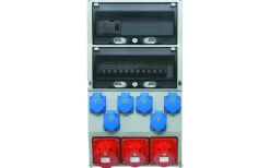 Cee,Skarvkabel,Central,Dimmrar<Malmbergs Uttagscentral Maxi, 32A, IP44