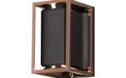 Kustnära Belysning|Upp & Nedljus Lampor<Konstsmide Vale Vägglampa Svart/Koppar IP44