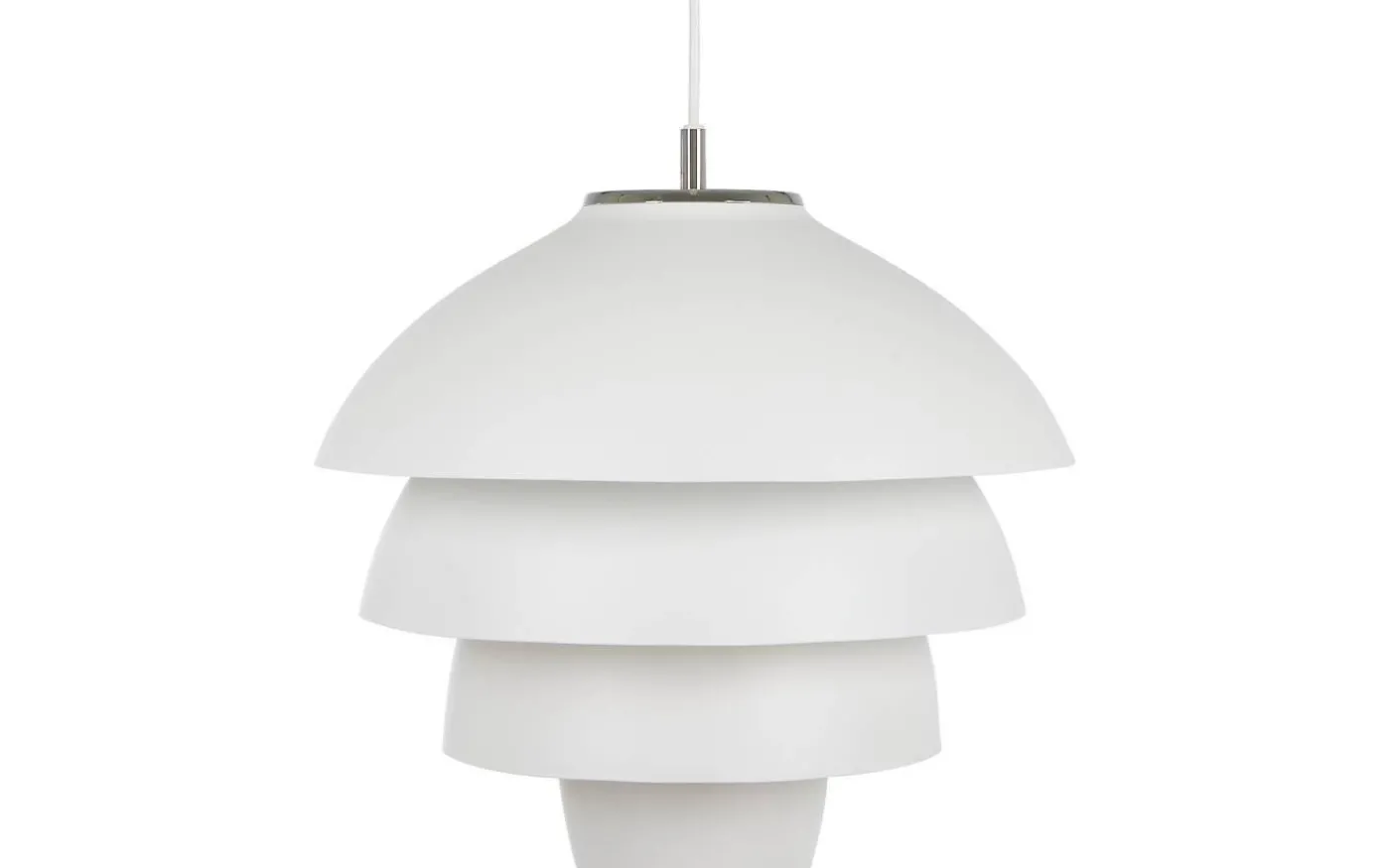 Valencia Taklampa 42cm Vit/Krom