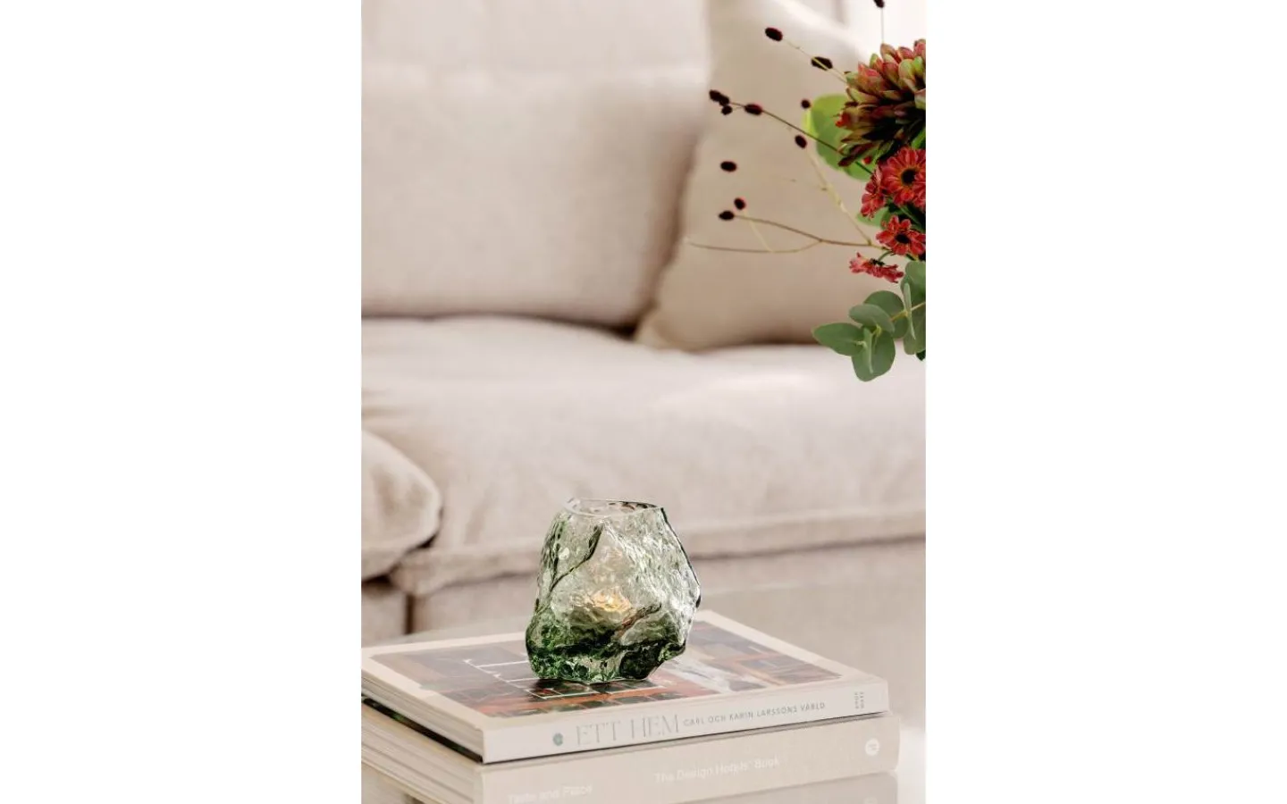 Ljushållare<Globen Lighting Valerie Ljushållare Grön